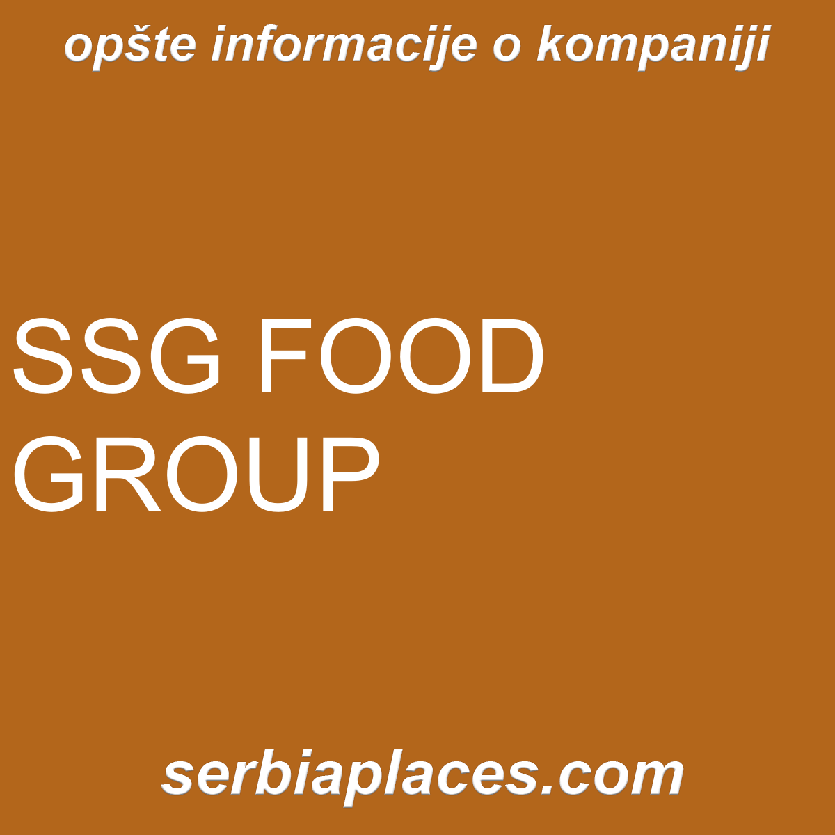 SSG FOOD GROUP