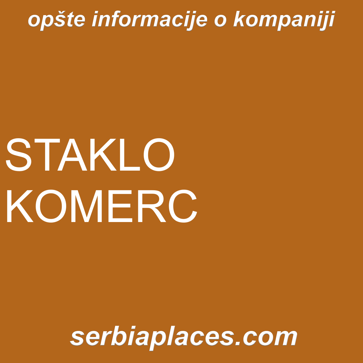 STAKLO KOMERC