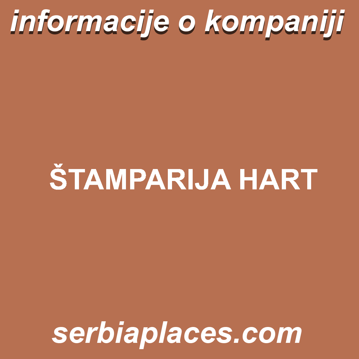ŠTAMPARIJA HART