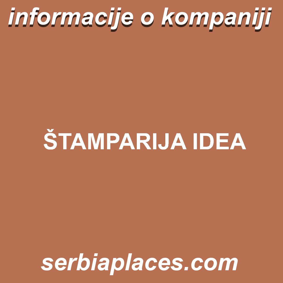 ŠTAMPARIJA IDEA