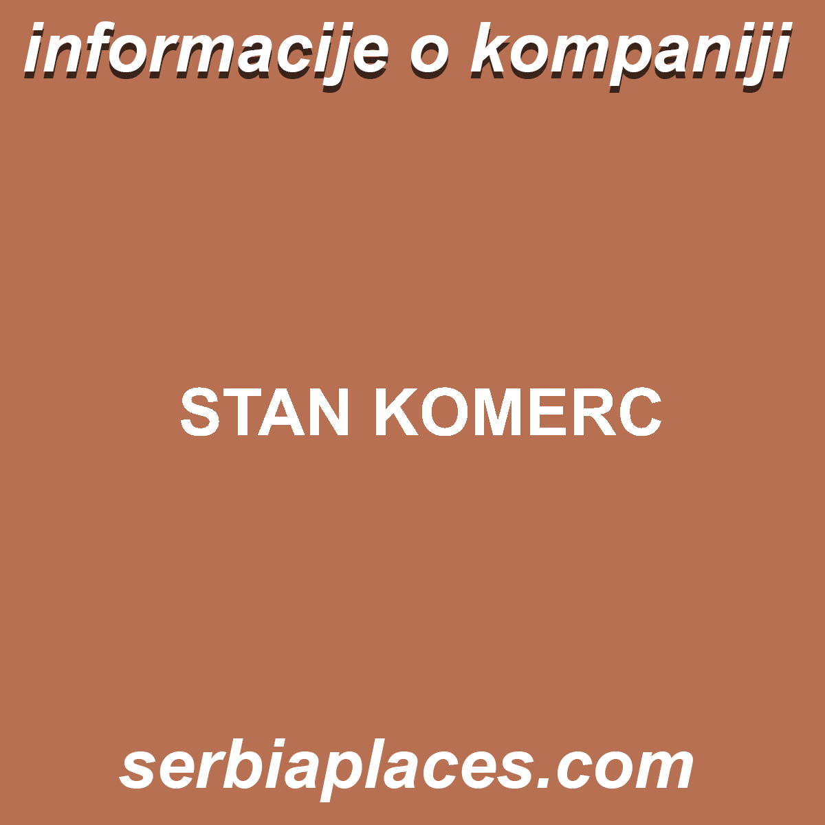 STAN KOMERC