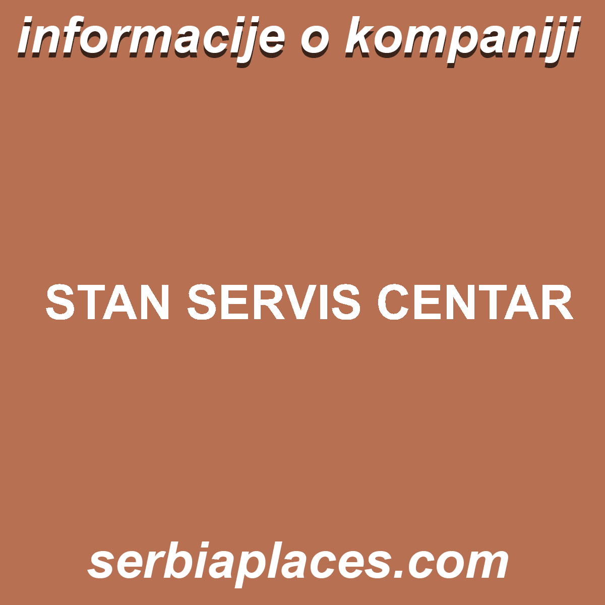 STAN SERVIS CENTAR