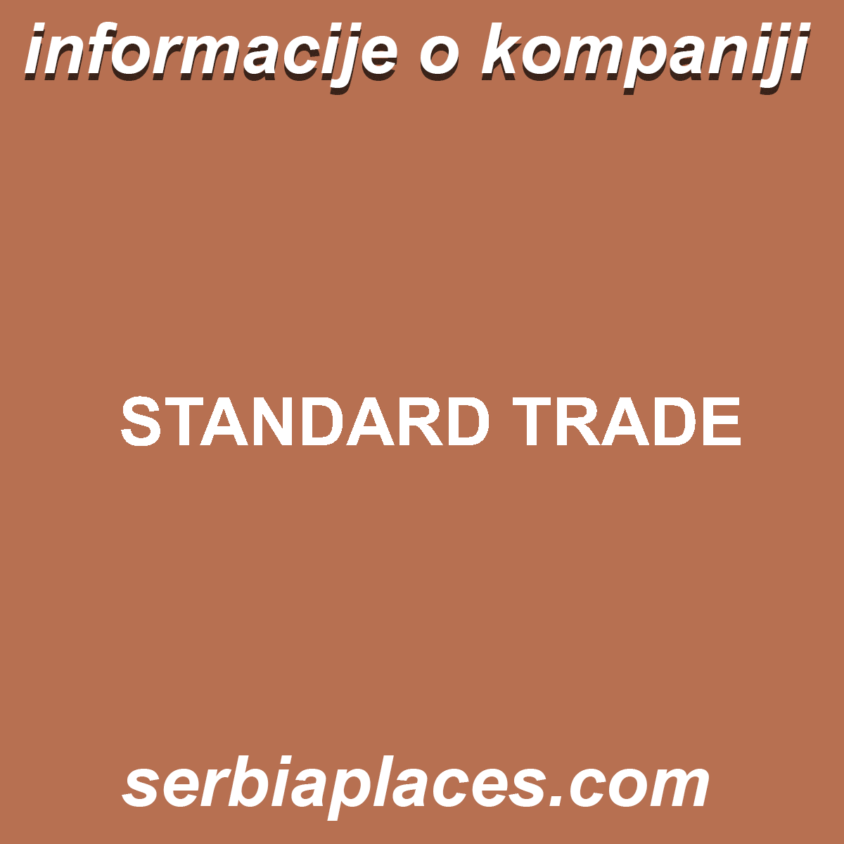 STANDARD TRADE