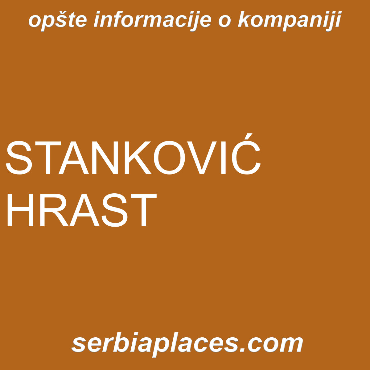 STANKOVIĆ HRAST