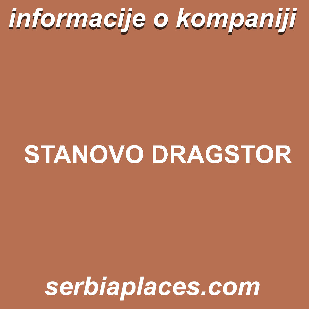 STANOVO DRAGSTOR
