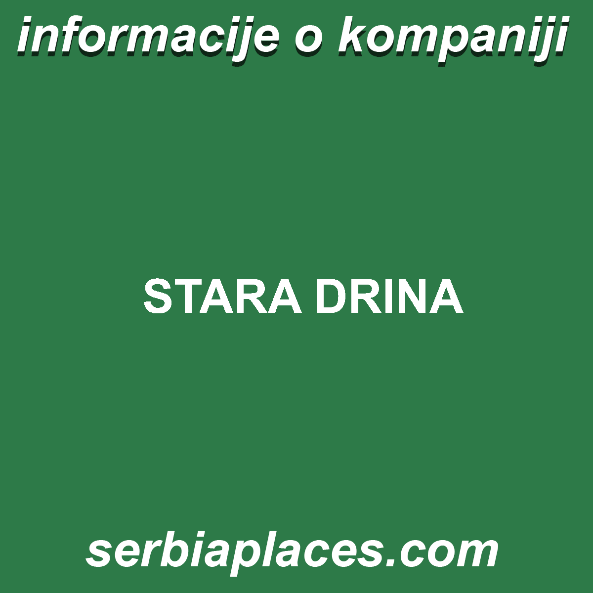 STARA DRINA