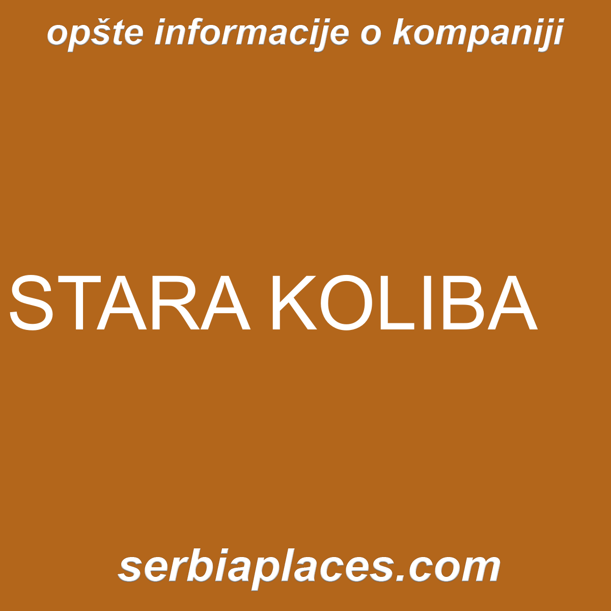 STARA KOLIBA