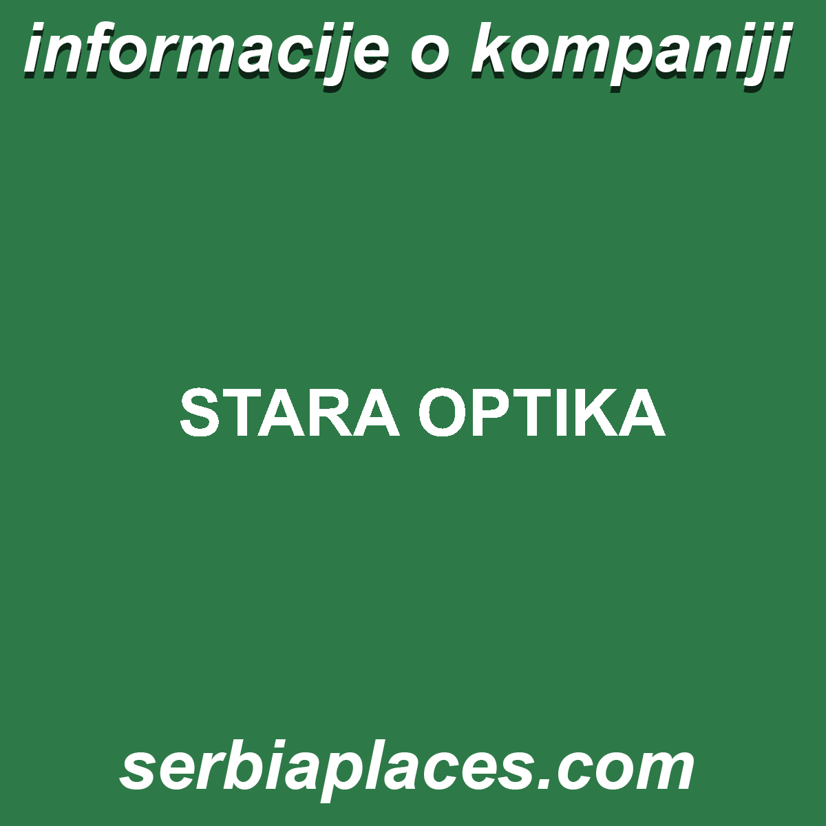 STARA OPTIKA