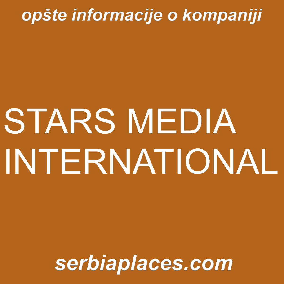 STARS MEDIA INTERNATIONAL