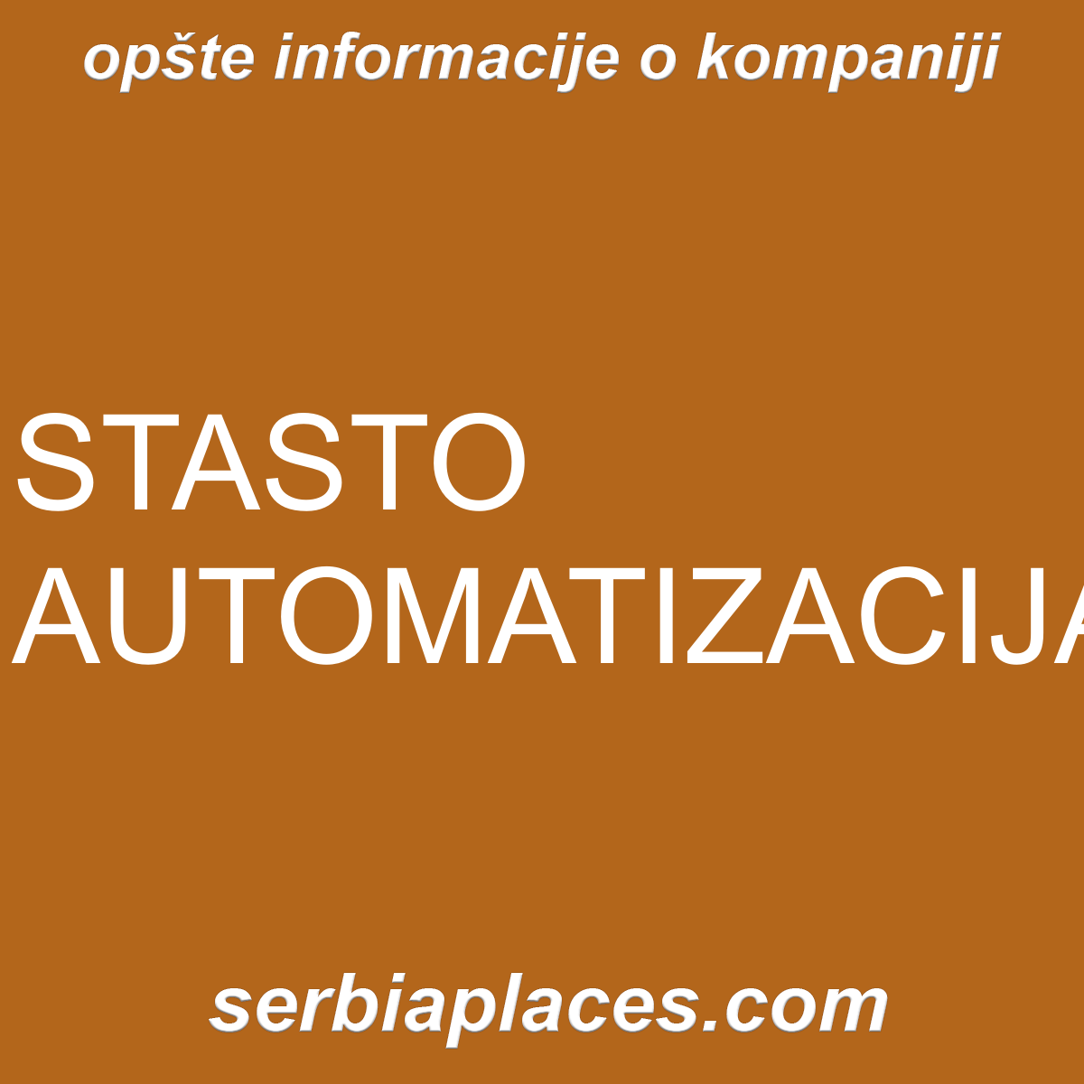 STASTO AUTOMATIZACIJA