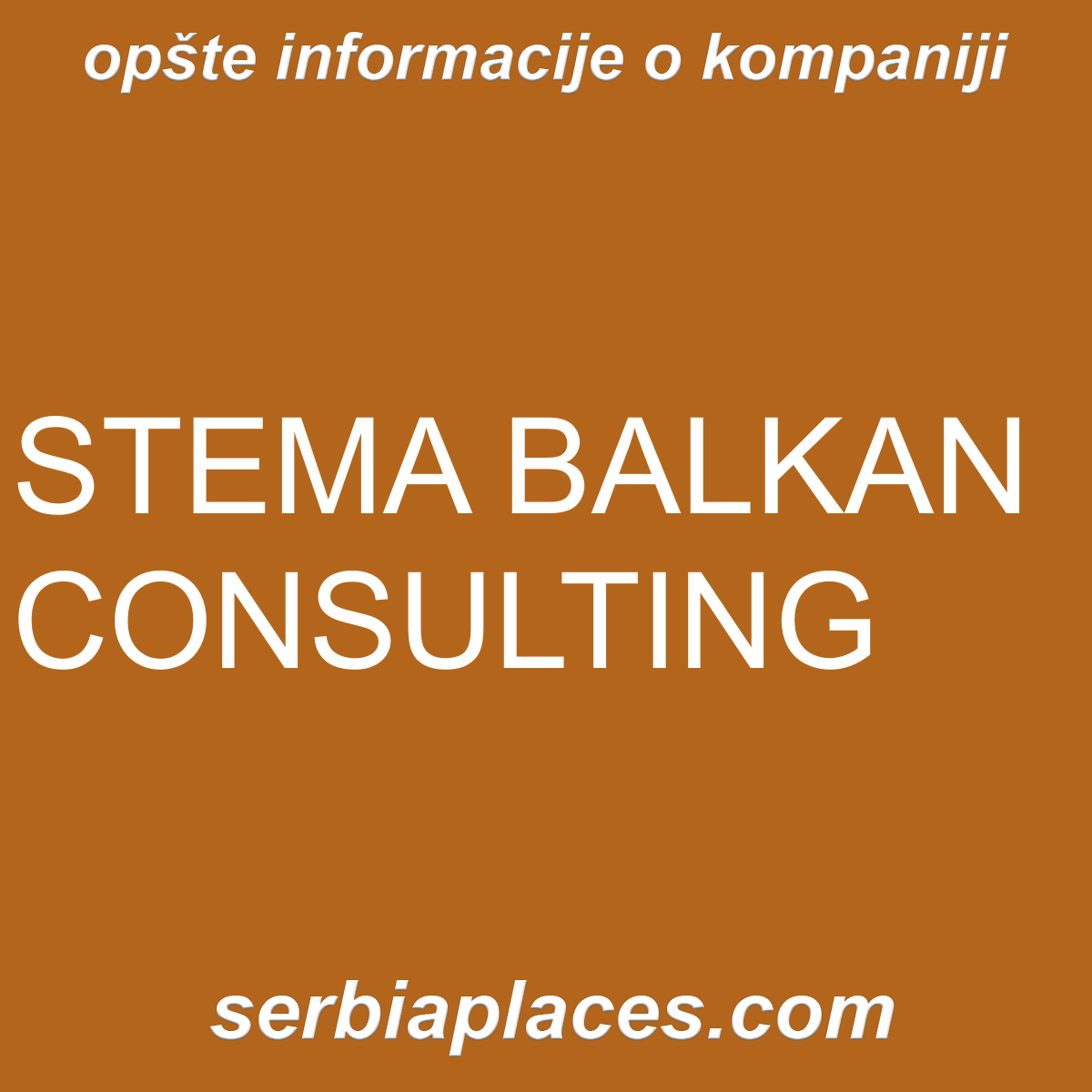 STEMA BALKAN CONSULTING