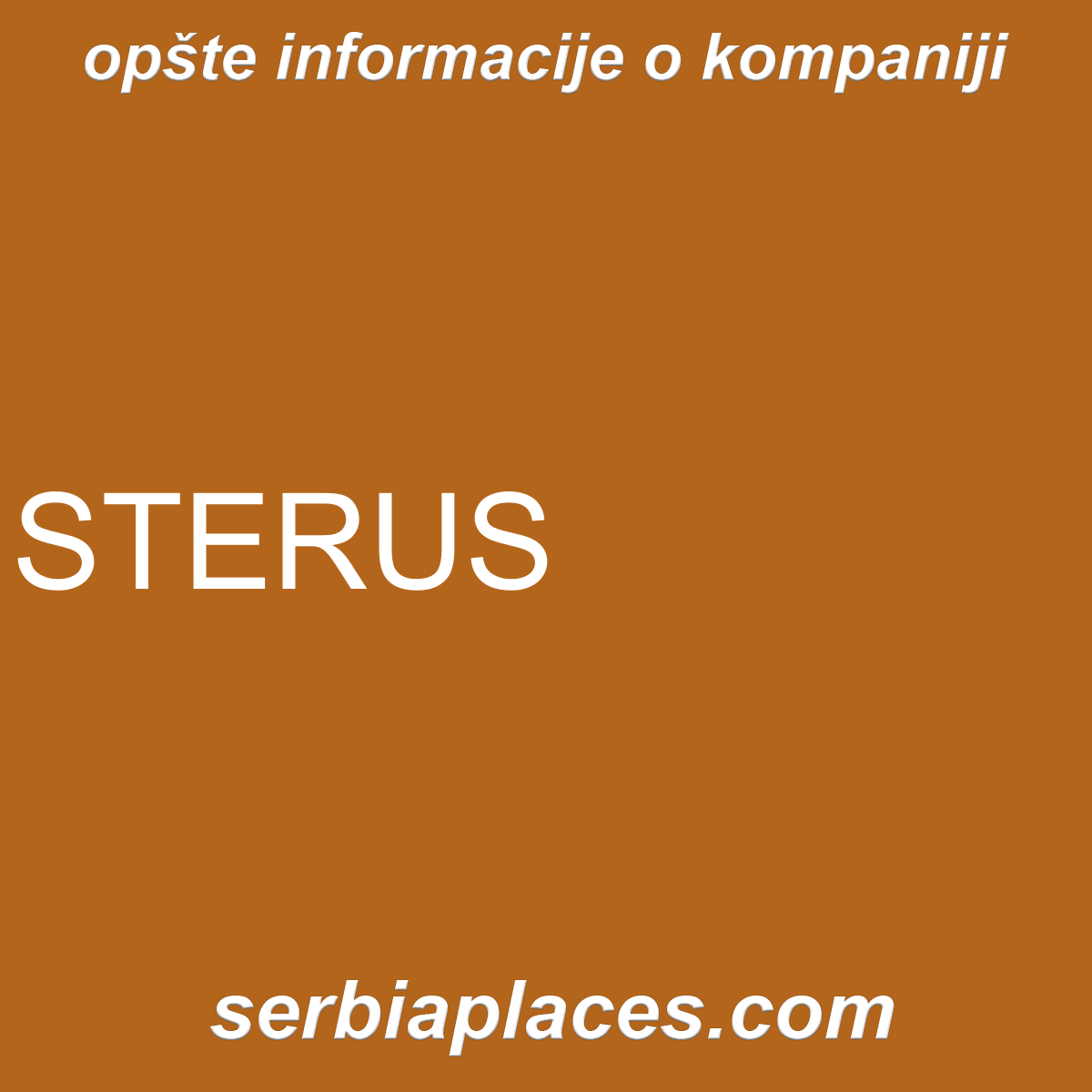 STERUS