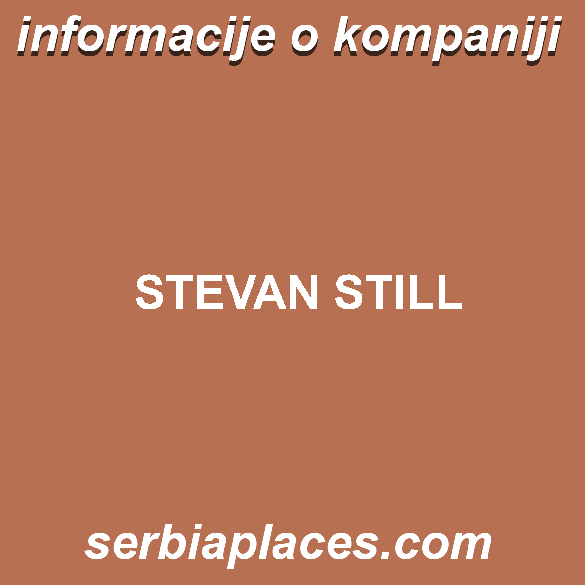 STEVAN STILL
