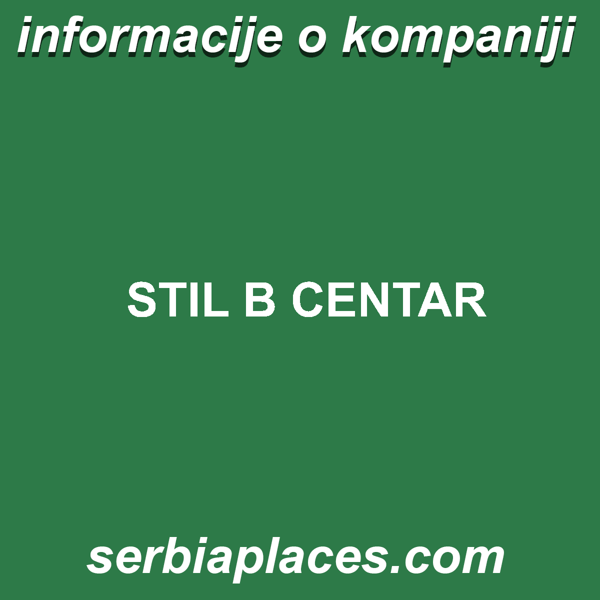 STIL B CENTAR