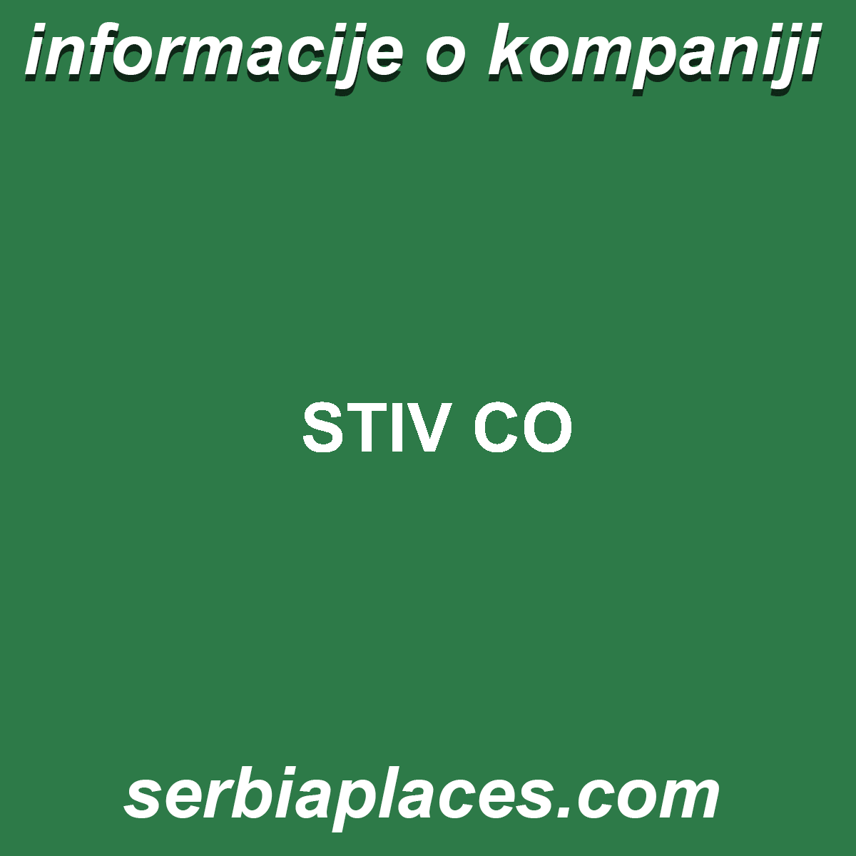 STIV CO
