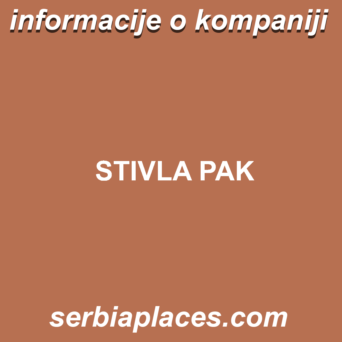 STIVLA PAK
