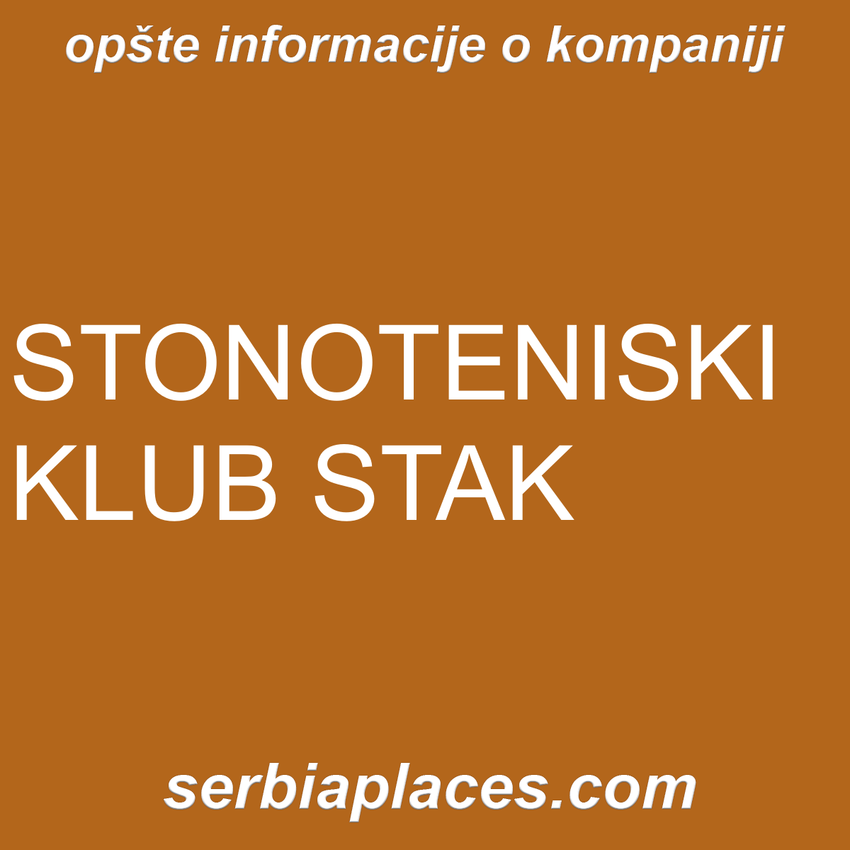 STONOTENISKI KLUB STAK