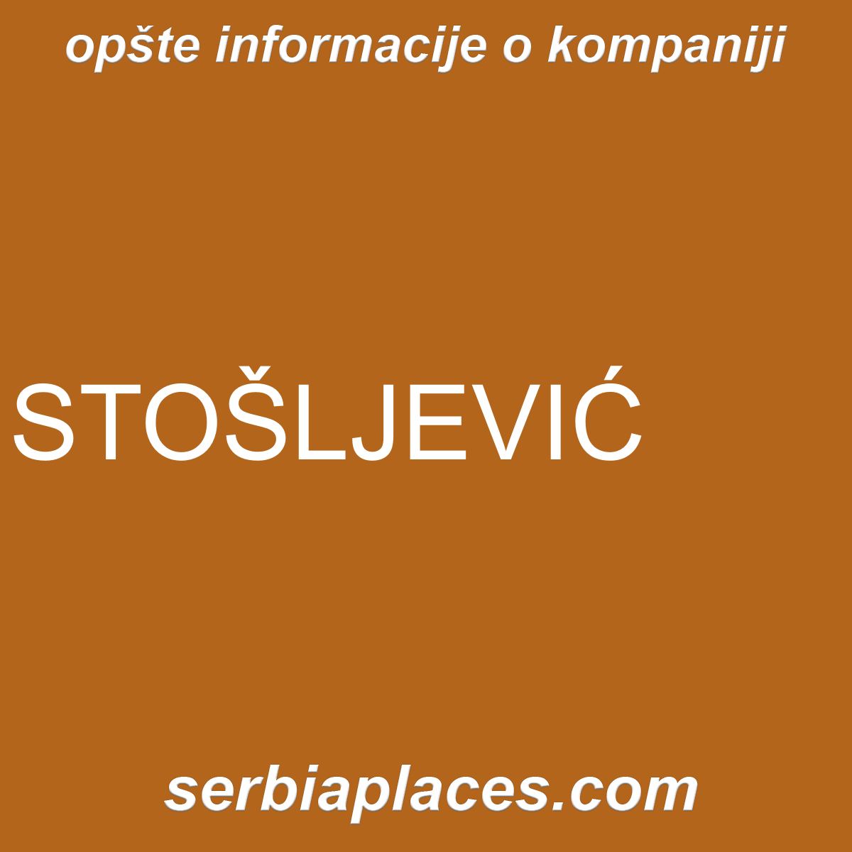 STOŠLJEVIĆ
