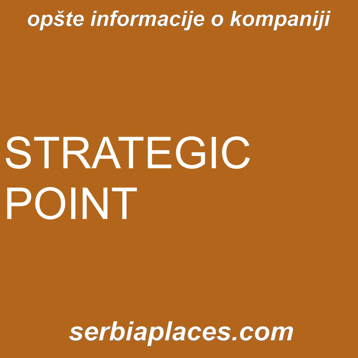 STRATEGIC POINT