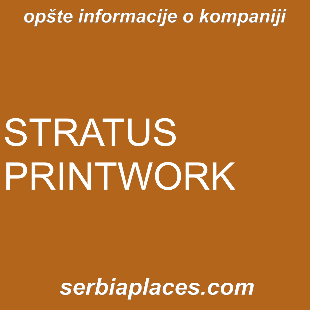 STRATUS PRINTWORK