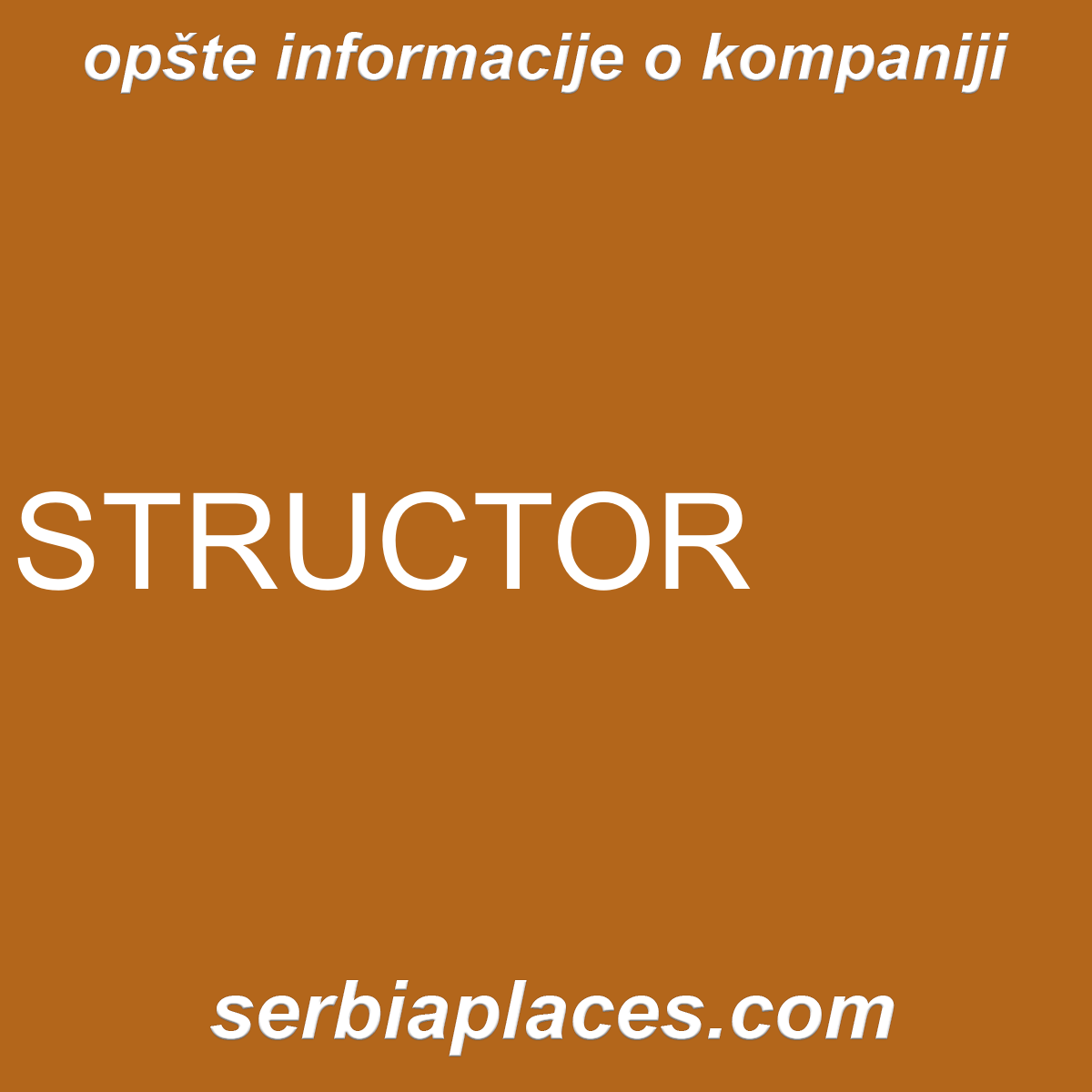 STRUCTOR