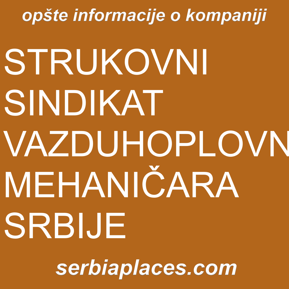 STRUKOVNI SINDIKAT VAZDUHOPLOVNIH MEHANIČARA SRBIJE