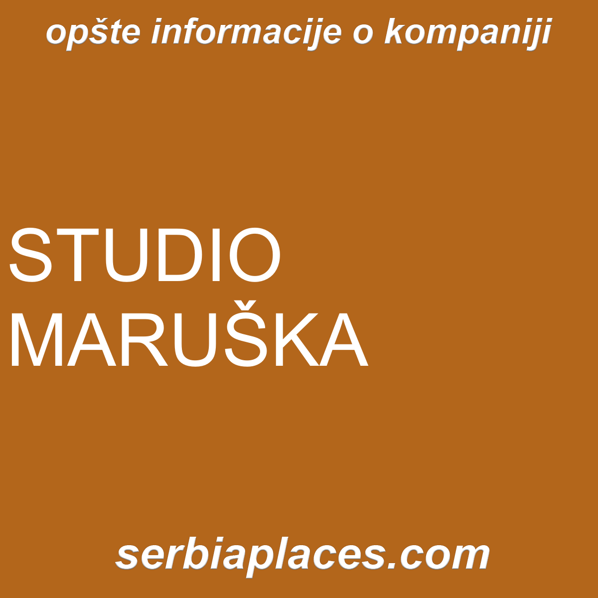 STUDIO MARUŠKA