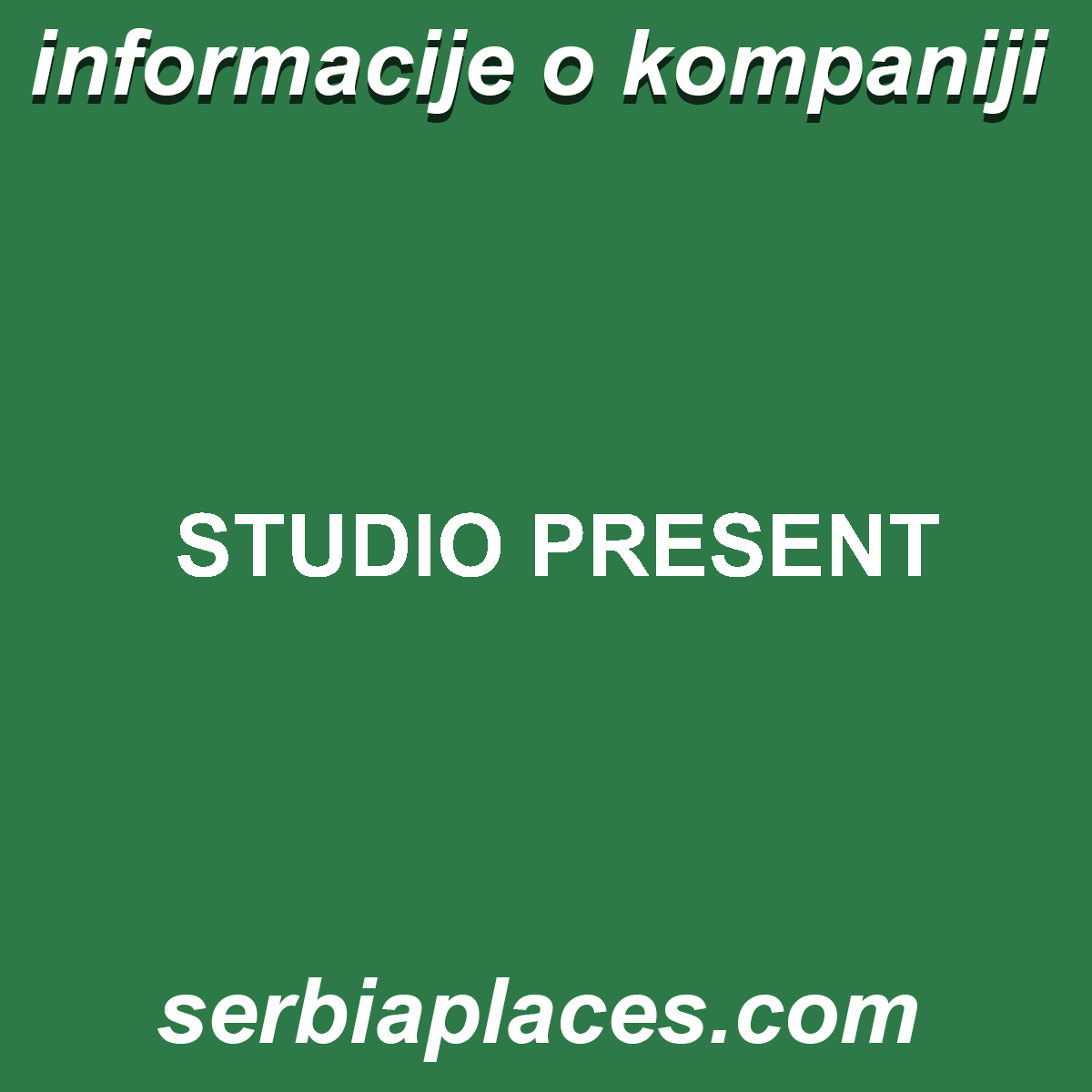 STUDIO PRESENT