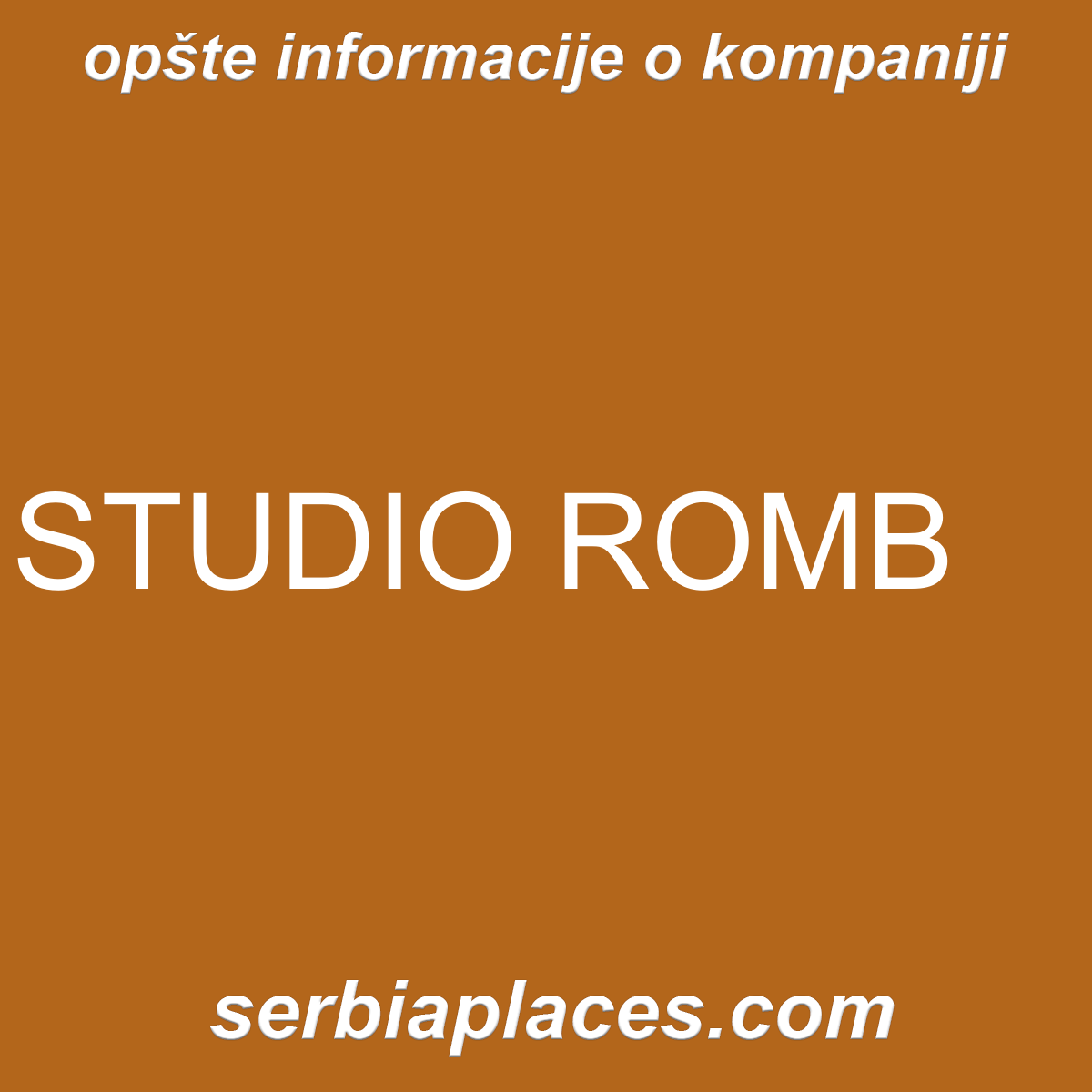 STUDIO ROMB