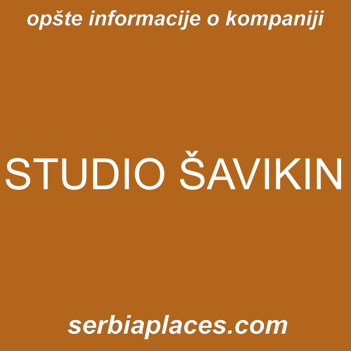STUDIO ŠAVIKIN