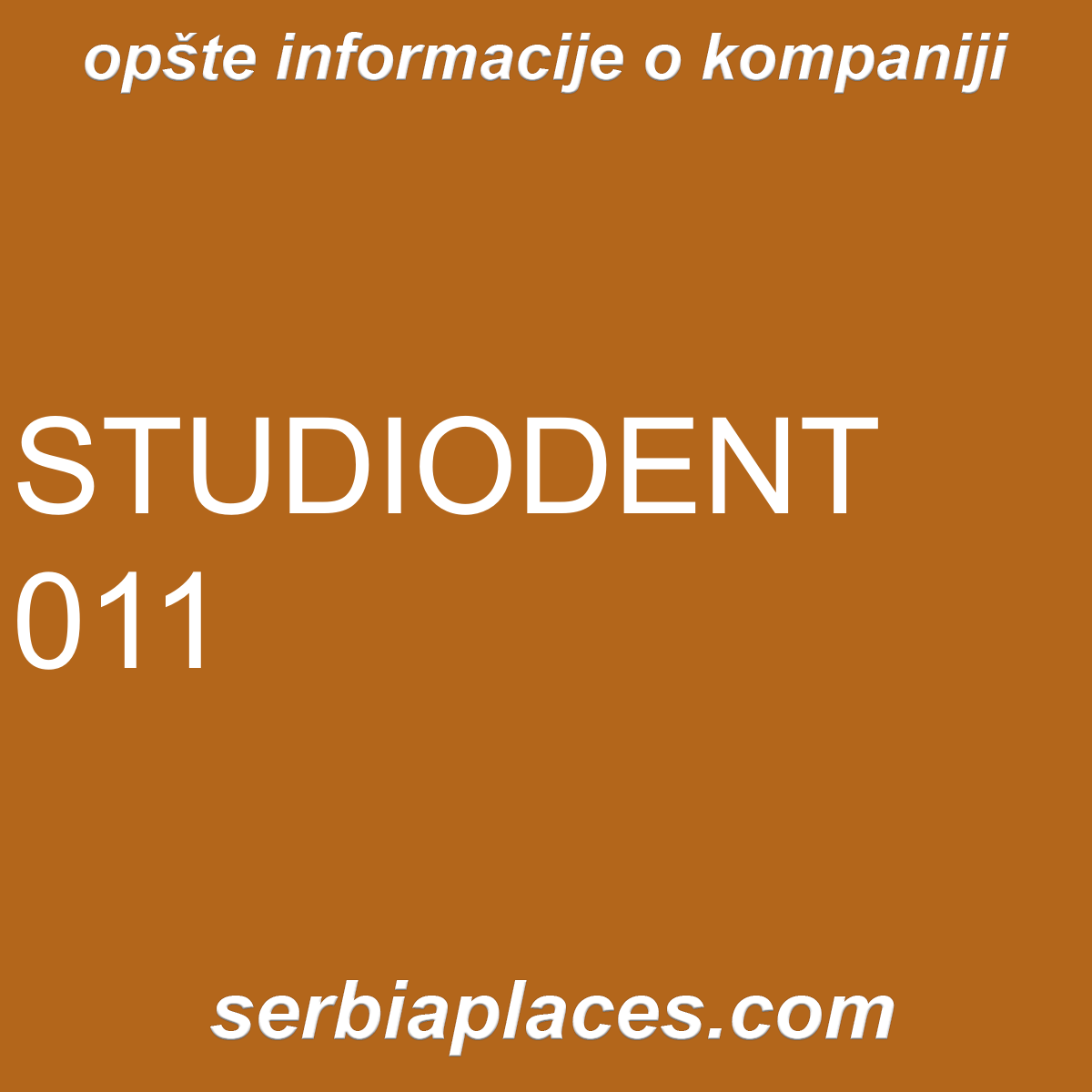 STUDIODENT 011