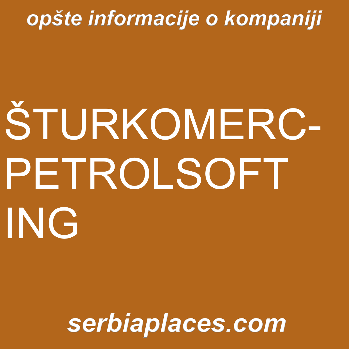 ŠTURKOMERC-PETROLSOFT ING