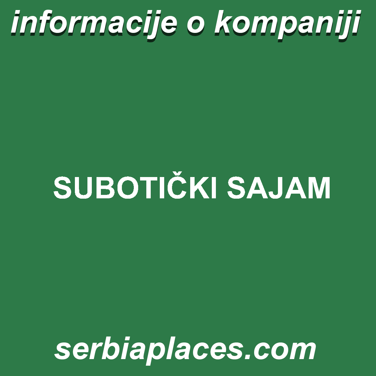SUBOTIČKI SAJAM