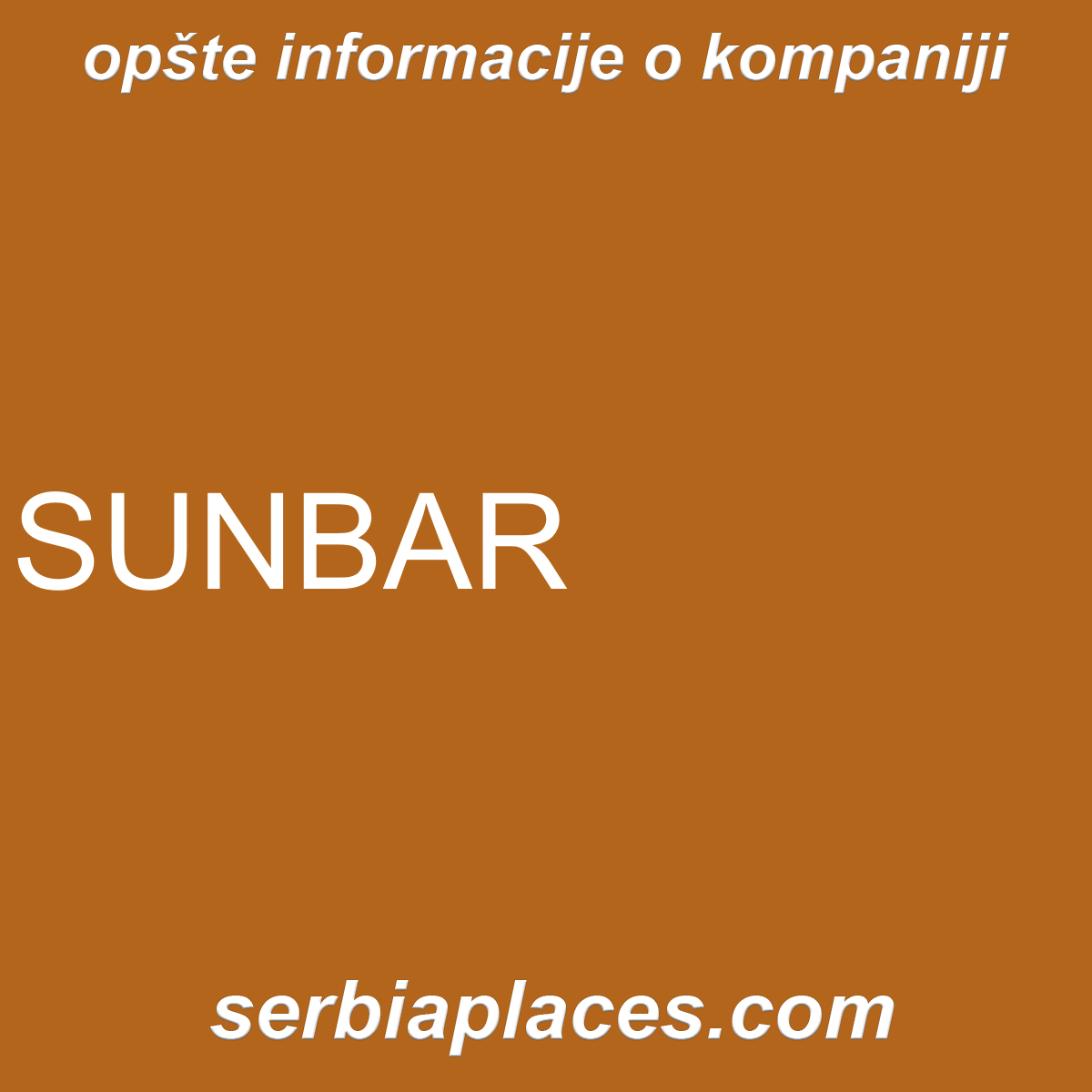 SUNBAR