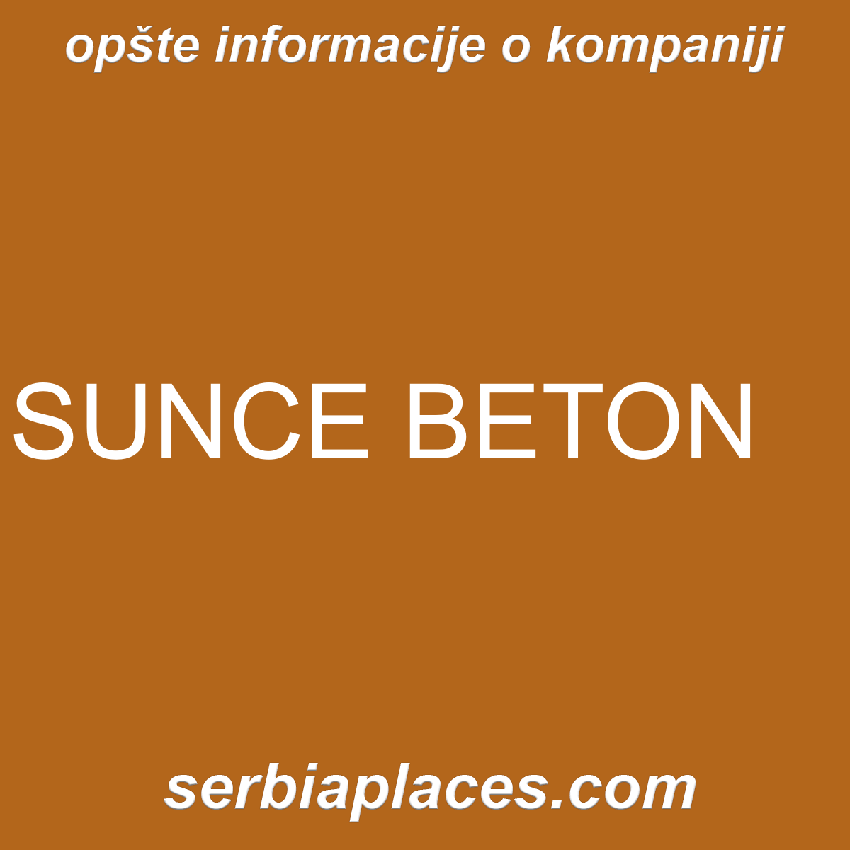 SUNCE BETON