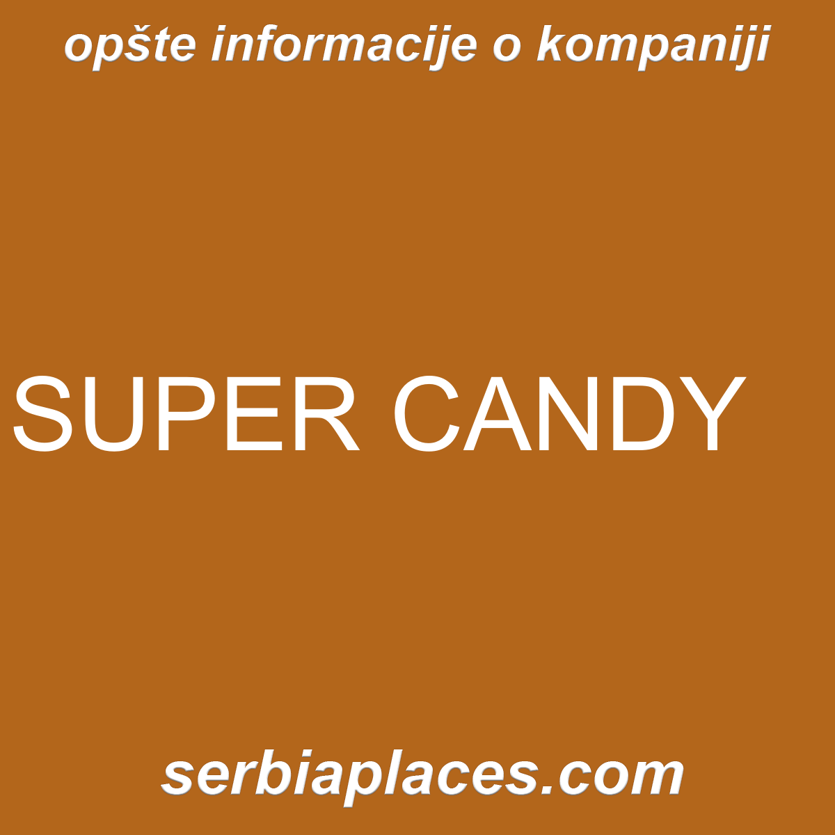 SUPER CANDY