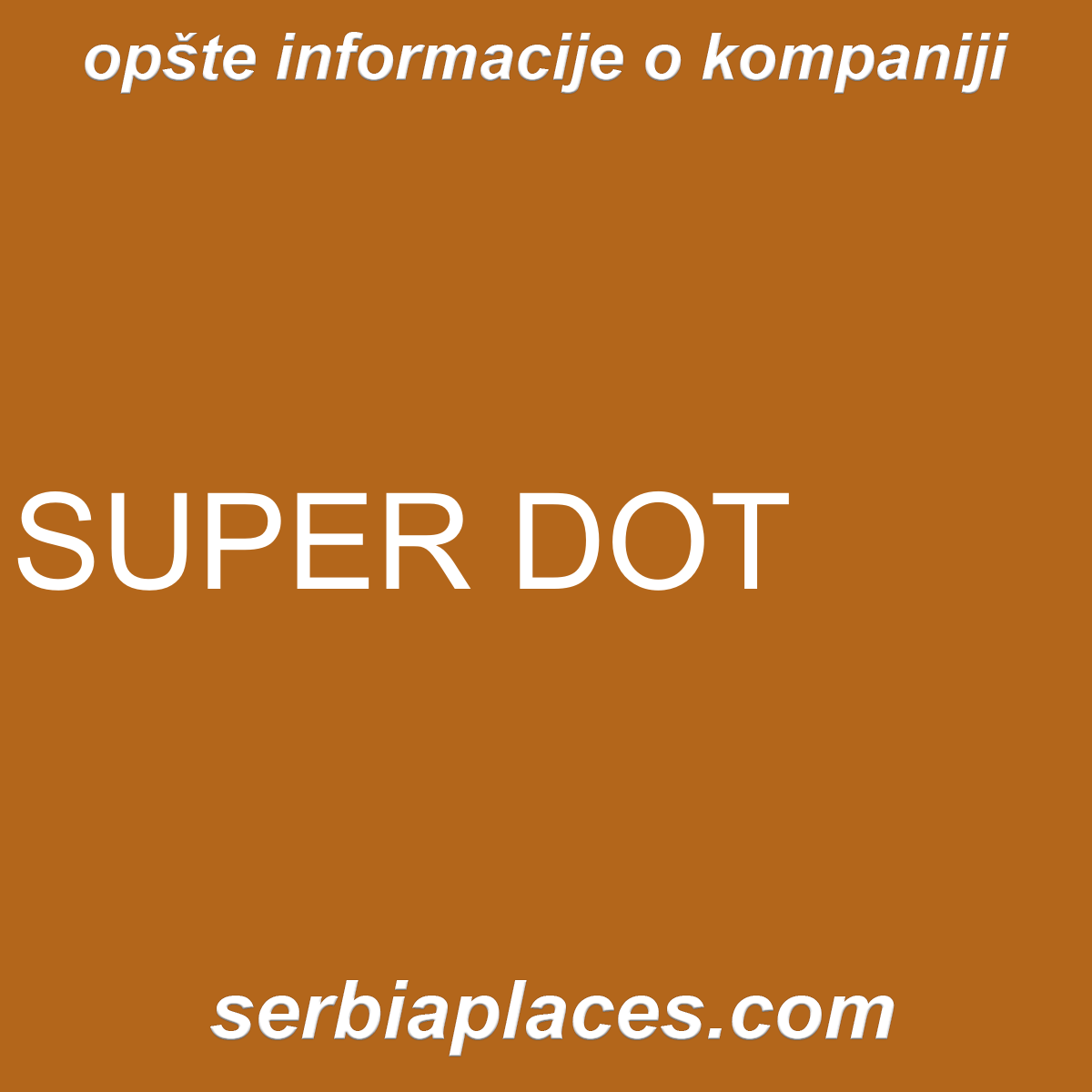 SUPER DOT