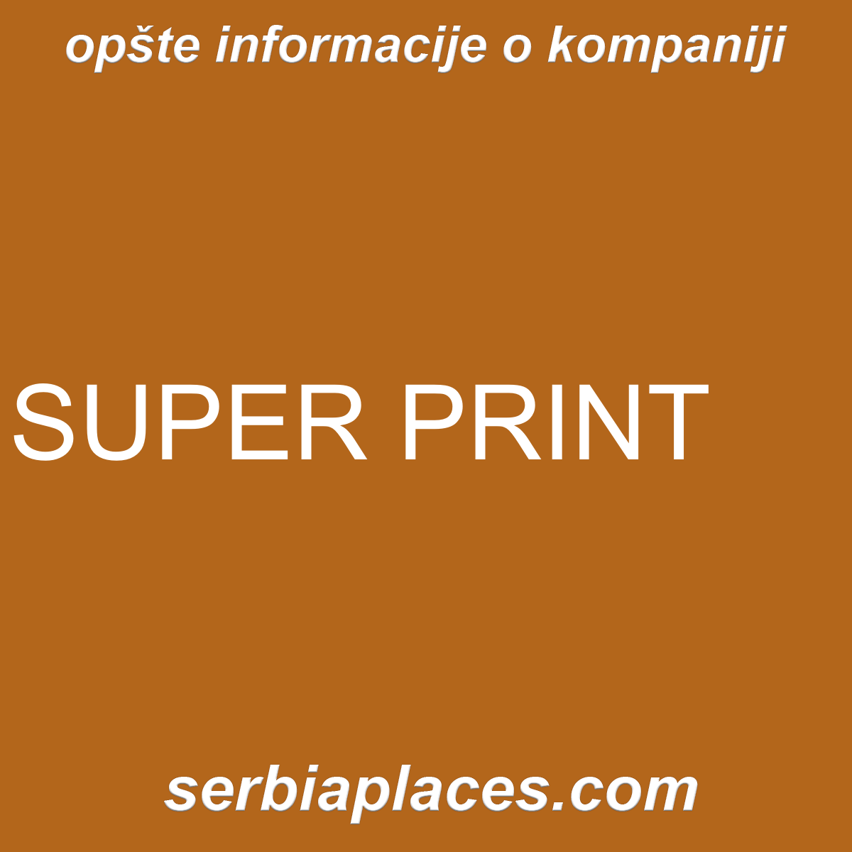 SUPER PRINT