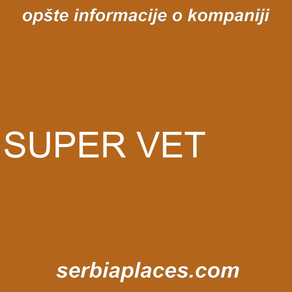 SUPER VET