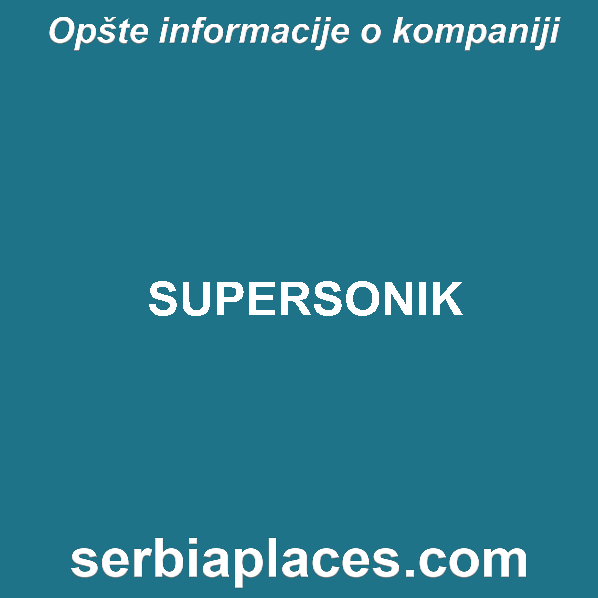 SUPERSONIK