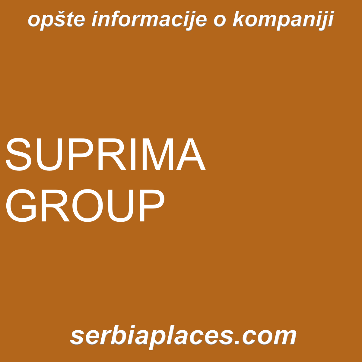 SUPRIMA GROUP