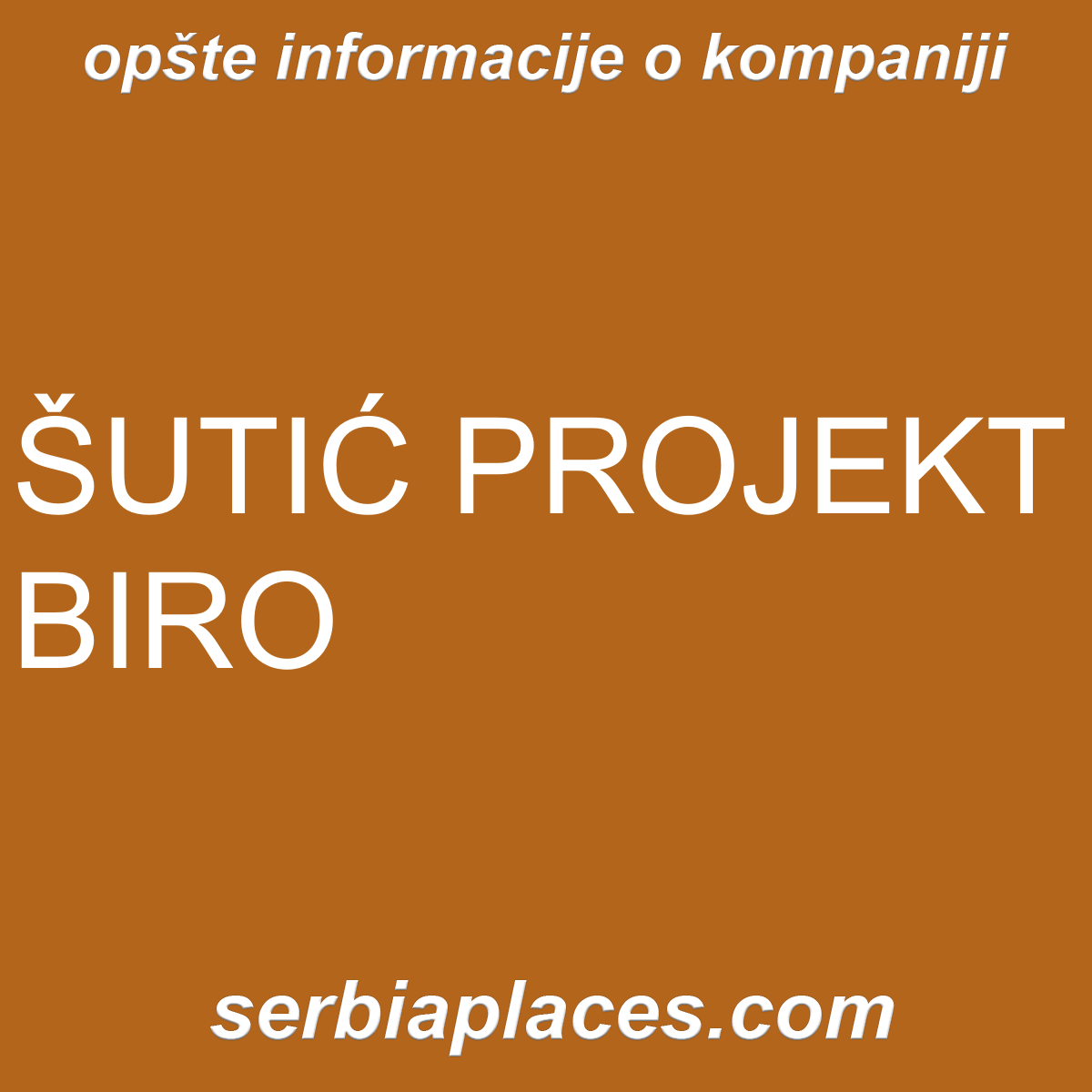 ŠUTIĆ PROJEKT BIRO