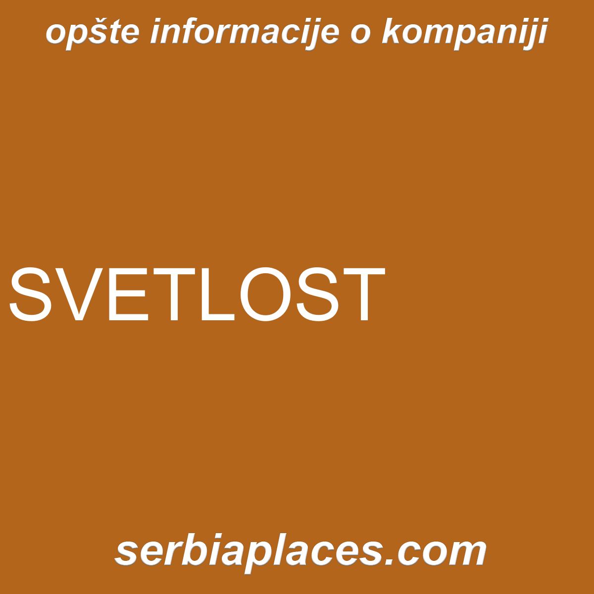 SVETLOST