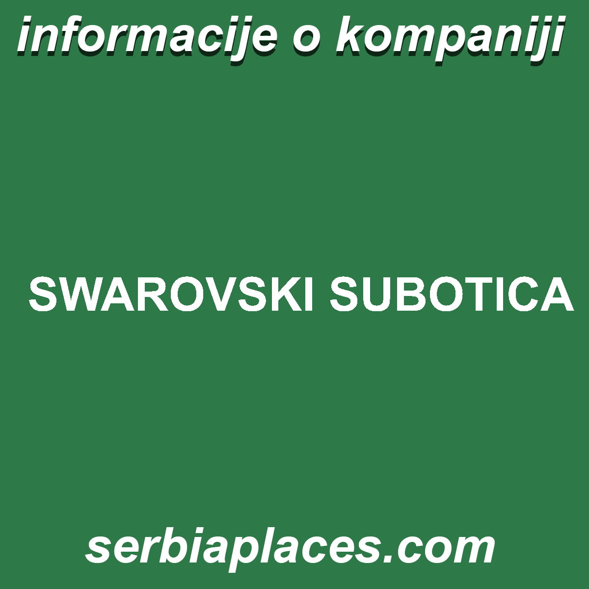 SWAROVSKI SUBOTICA