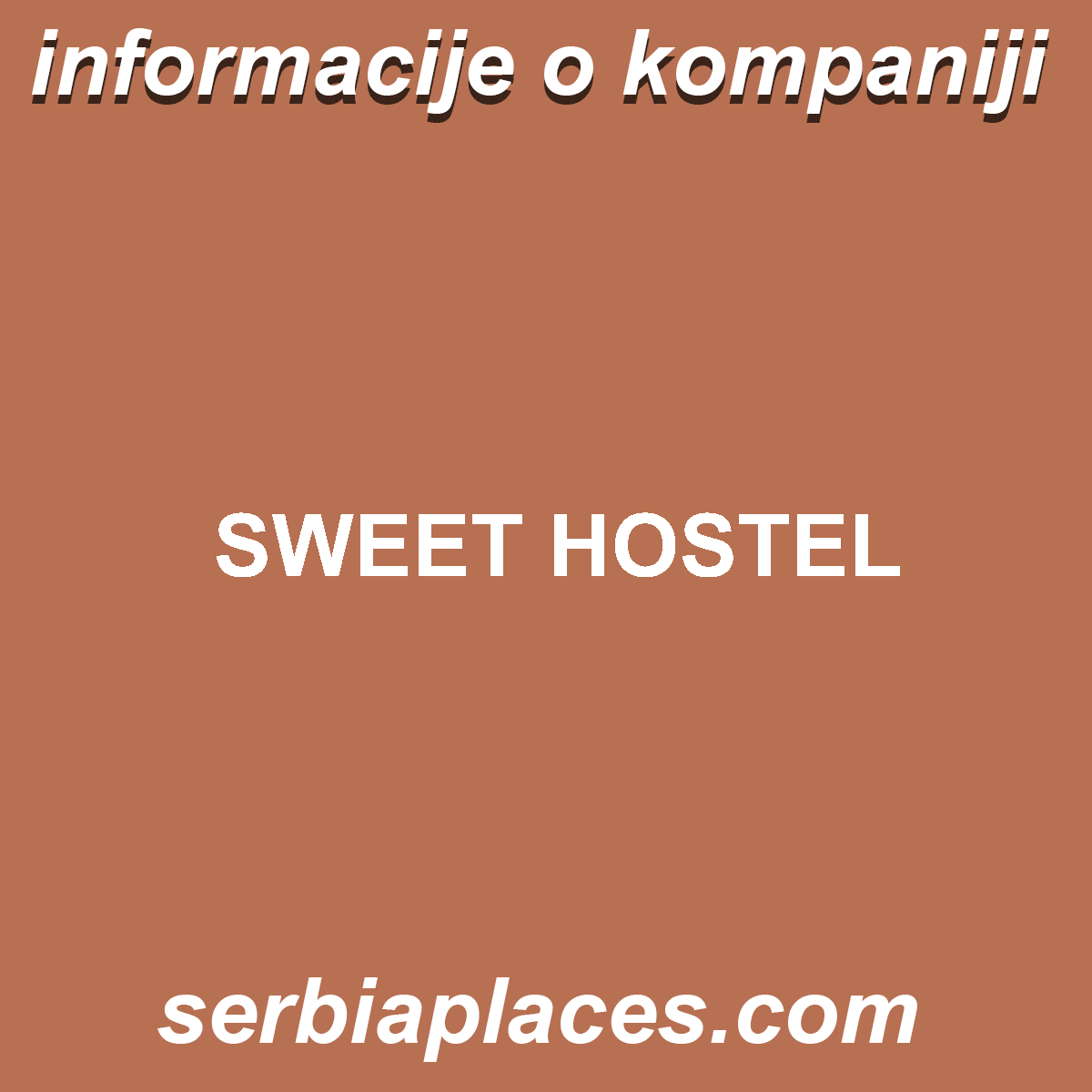 SWEET HOSTEL