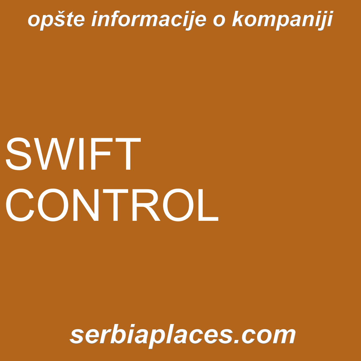 SWIFT CONTROL