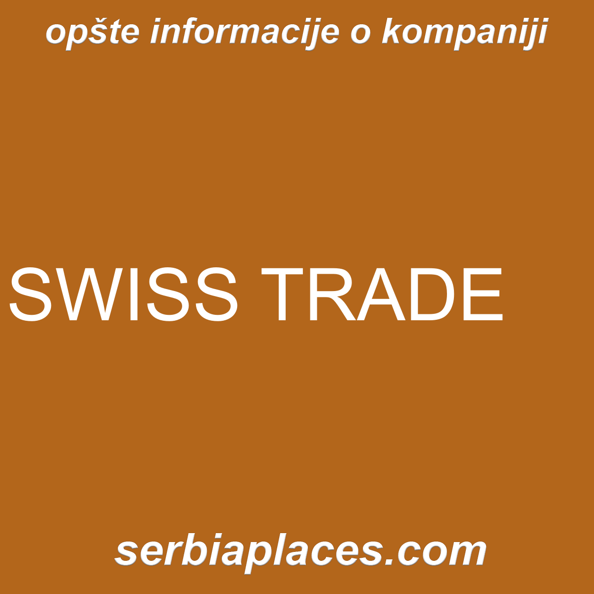 SWISS TRADE