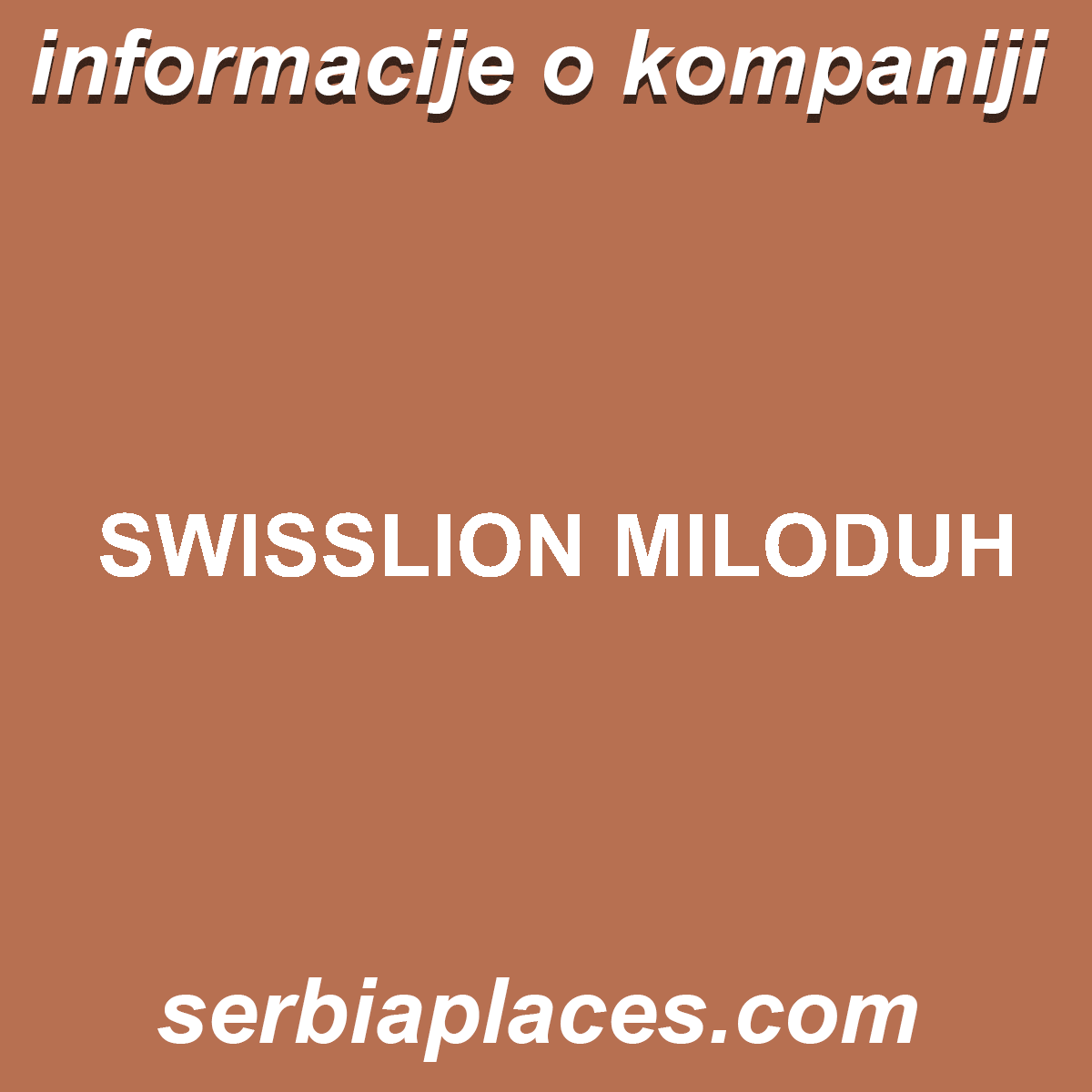SWISSLION MILODUH