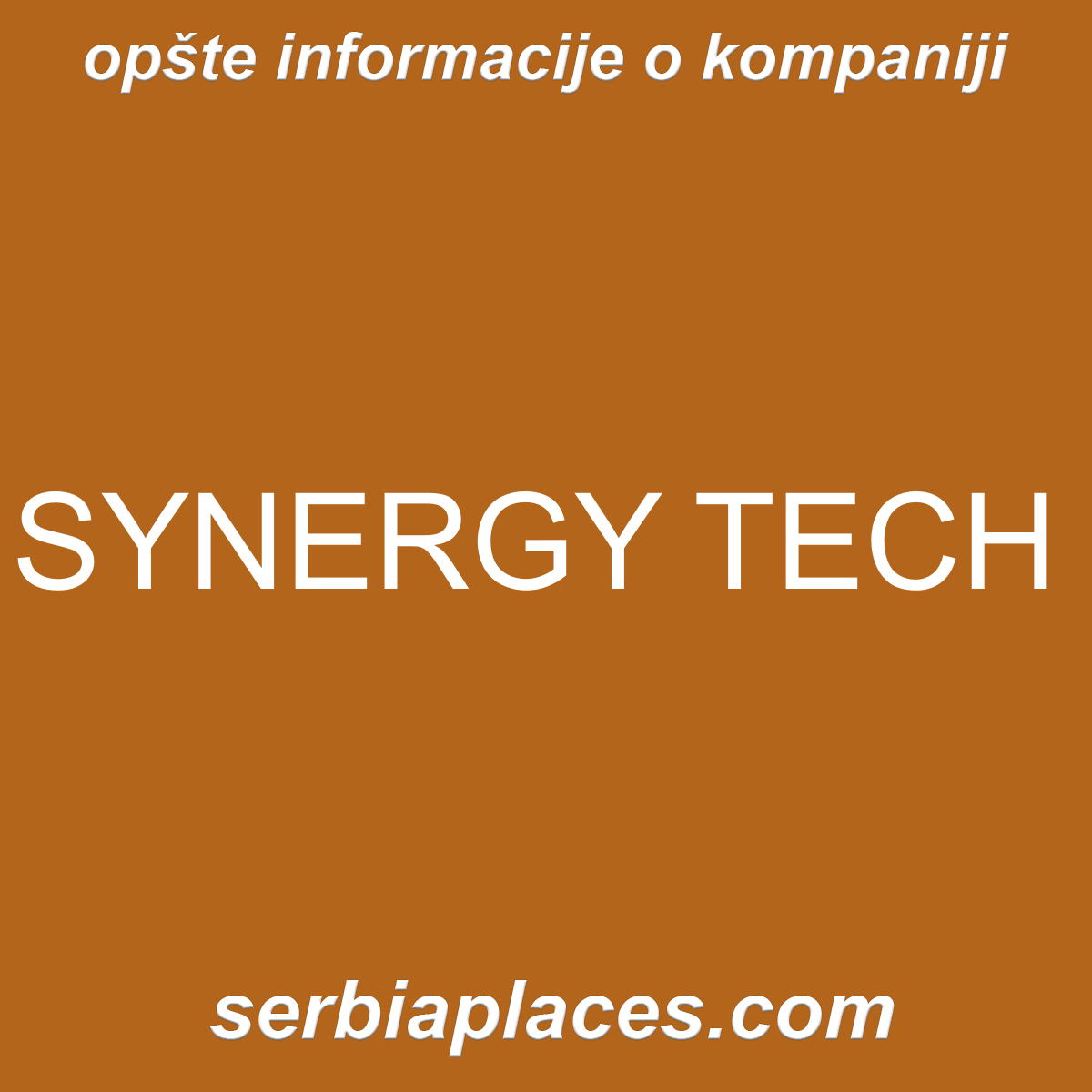 SYNERGY TECH
