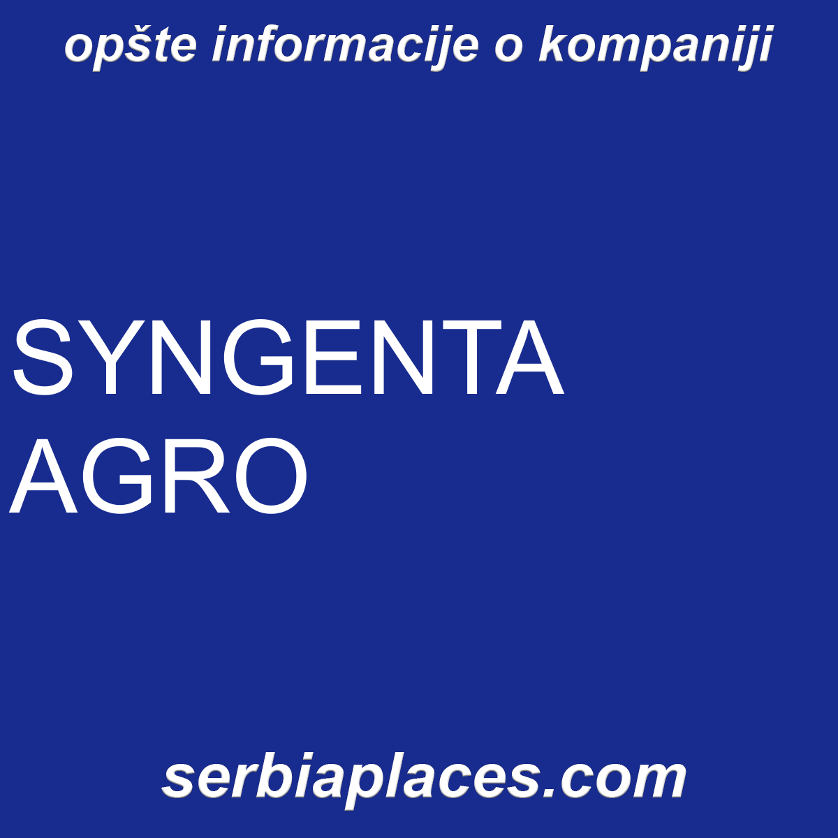 SYNGENTA AGRO